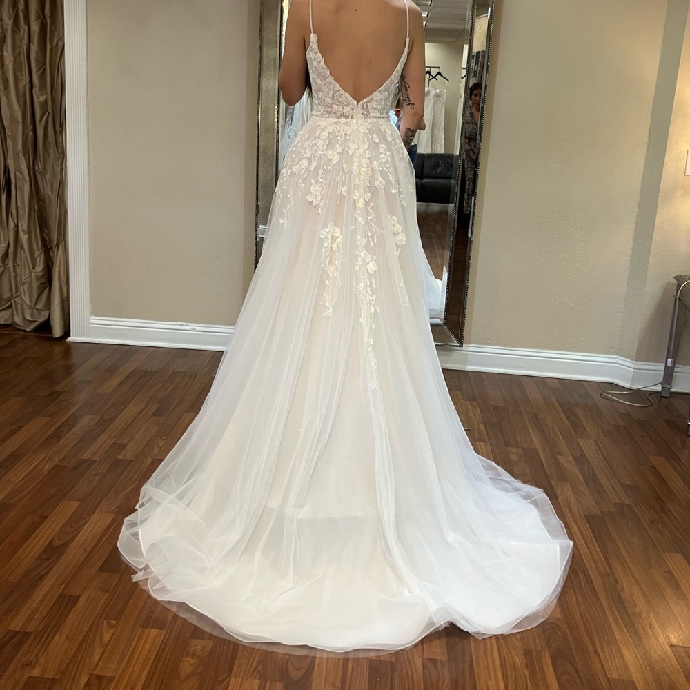 White Dorado Bolee Bridal Luxe Wedding Gown